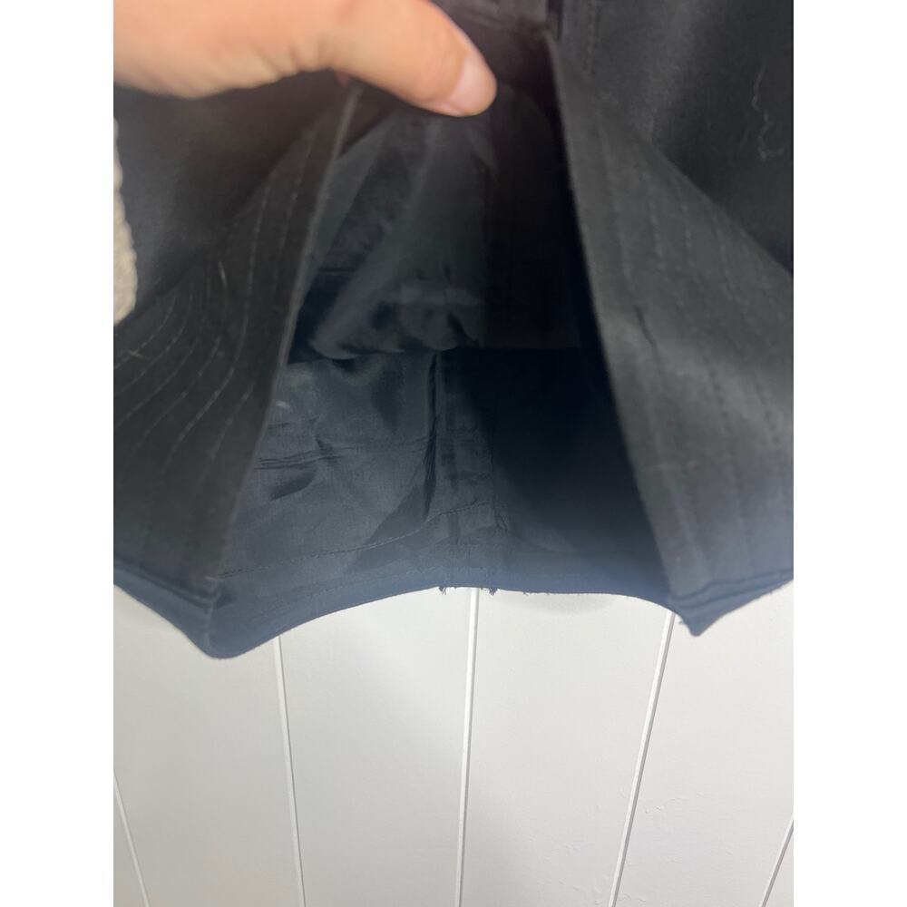 Robert Rodriguez Black Fully Lined Raw Seam Pencil Skirt Size 4 - Picture 5 of 9